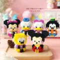 Lego lắp ráp hoạt hình chuột Mickey, chuột Minnie, vịt Donal.