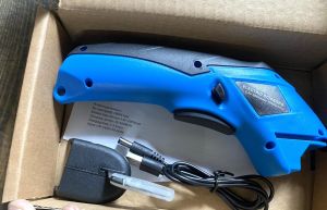 KELIN Portable Electric Fabric Cutter Tailoring Scissor Automatic Cloth Cutting Tool for Sewing Textile Garment & DIY Crafts