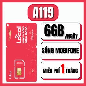 (HOT) SIM 4G 5G Mobifone Local Tặng Data Tốc Độ Cao 6GB/Ngày Kèm 500 Phút Gọi Nội Mạng Miễn Phí 1 Tháng Không Cần Nạp Tiền FREESHIP - CHƯA KÍCH HOẠT