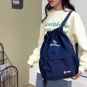 Large Capacity Mens and Womens Travel Sports Backpack Folding Gym Bag Training Backpack Drawstring Bag Drawstring Bag Basketball Bag