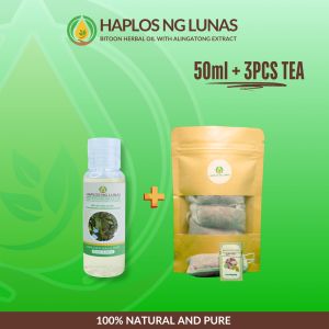 Haplos ng Lunas - Bitoon Herbal Oil with Alingatong Extract and Pure Alingatong Tea