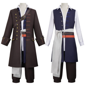 Halloween cos Trang phục của thuyền trưởng Jack Sparrow trong phim Cướp biển vùng Caribe cosplay Trang phục cướp biển trang phục biểu diễn