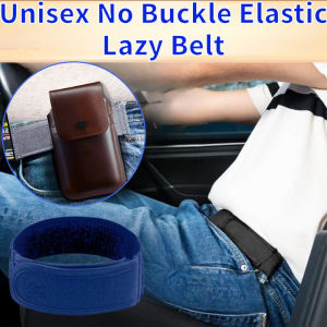 Velcro Elastic Belt High Elasticity Self-Adhesive Buckle Belt Comfortable Casual Belts