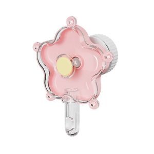 INVADER Flower-Shape Parrot Foraging Feeding Toy Plastic Stress Relief Rotating Wheel Birds Toy Stable Cage Accessory Parrot Hanging Chewing Toy Birds