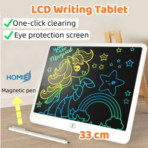 LCD Electronic Writing Tablet Pad for Kids Colorful Draw Board Doodle Sketch Pad One-Touch Erase Toy