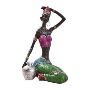 Ethnic Type Resin Home Decoration Handmade Cultural Craft For Living Room Bedroom Shelf Display