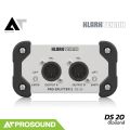 Klark Teknik DS 20 ดีไอบ๊อกส์ DI Boxes แบบ Passive 1-In / 2-Out สำหรับระบบเสียงมืออาชีพ AT Prosound. 
