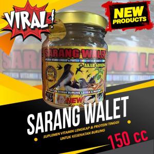 [Grosir] 6pcs Sarang Walet 150cc Penggacor Vitamin Suplemen Penggacor Burung