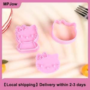 【Local shipping】 KT Cat Shape DIY Sandwich Mold Cutter Little Kitty Cat Shape Sandwich Mold Bread Cake Mold Maker Home Kitchen Breakfast Dessert Tools