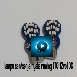 Lampu Sen Kedip LED Model Panah Sesuai Vidio - Lampu Sein LED T10