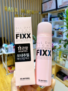 Xịt Khoá Makeup Cho Lớp Nền Căng Bóng Mịn Lì Fixx All Day Tight Make Up Setting Hồng Nhạt