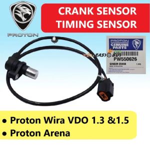 ORIGINAL Crank Sensor / Crankshaft Sensor / Timing Sensor - Proton Wira VDO 1.3 & 1.5 4G13 4G15 Proton Arena (PW550626)