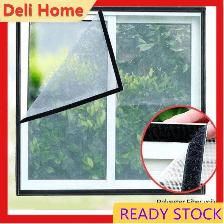 Lamok screen pinto sambahayan simpleng plastic gauze Velcro window ...