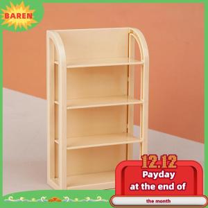 BAREN 1:12 Dollhouse Miniature Supermarket Shelf Display Stand Storage Rack Scene Decor Toy Doll House Accessories