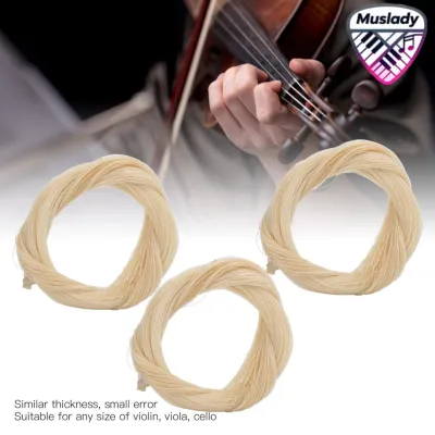 MUSLADY Lông ngựa Nhẹ Nhỏ Phụ Kiện Violin Âm Nhạc cho Cello cho Viola