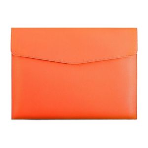 NOWNICE Leather Leather Document Pouch Large Capacity A4 Briefcase School Office Supplies Document Bag Women Men