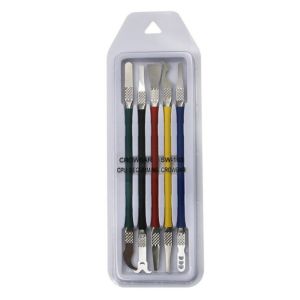 Pisau Congkel Ic 5pcs Cpu Pembersih Lem Alat Buka Lcd Touchscreen Alat Servis Hp Lengkap Cpu Glue Removal Crowbar Set