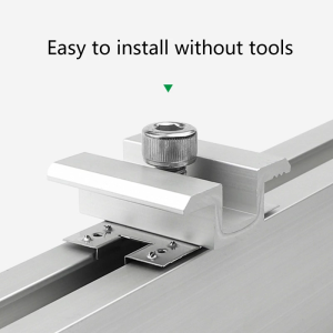 50pcs Set Replacement Part for M.C Tool Grounding Gasket Stainless Steel Solar Panel Clip/Washer/Sheet PV 28x50mm