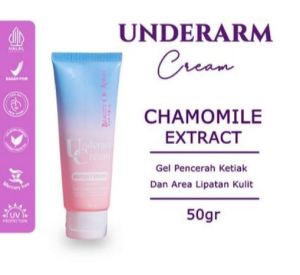 Beauty Of Angel Underarm Chamomile Cream 50 gr Pencerah dan Penghilang Bulu Ketiak Mengandung Tawas