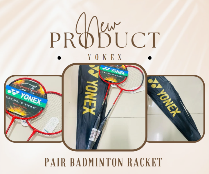 Yonex Badminton Racket Double ( Random Design )