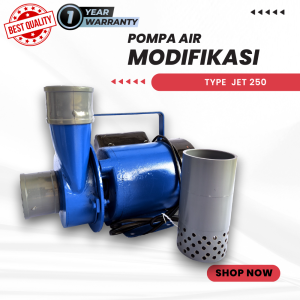 Harga pompa air modifikasi watt kecil pipa 2 inc type jet 250 pompa air hemat listrik debit air besar siap kirim [BISA COD] sudah termasuk tusen klep