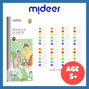 (Dinosaur Academy) Mideer Pocket Watercolour Painting Book Art and Craft Picture Book Children Kids Present Gift
