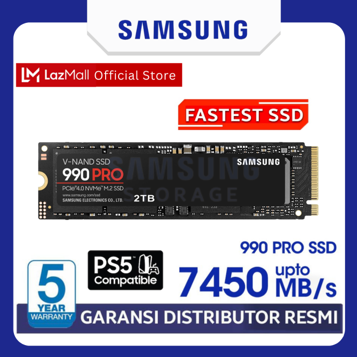 Samsung SSD 990 PRO 1TB 2TB PCIe Gen NVMe M2 internal