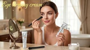 ion Eye Tightener Cream: instant eye tightener & Lifting Cream With Brush For Eye Bags Wrinkles Puffiness Fine Lines Gentle Skin Care for All Skin Types for women 2PCS with 2 Brushes