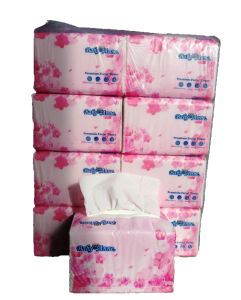 Baby Anne 8 Packs Sakura soft scented Facial Tissue Paper 4Ply Interfolded Premium Tissue (500 sheets)