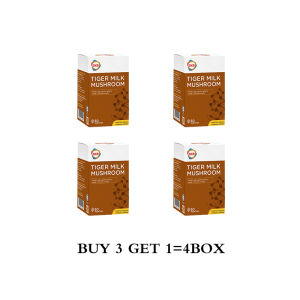 Buy 3 get 1 free quality assurance (Relief of Cough Cold & Sinusitis) GKB Tiger Milk Mushroom 60 Vegecaps