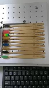 50/100Pcs Customisable Logo Bristle Bamboo Toothbrush Eco Friendly Wood Tooth Brushes Traveling Teeth Care Tools for Adults2026
