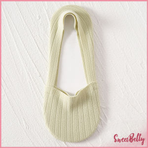 Sweet Belly ถุงเท้าผู้หญิง วัสดุผ้าฝ้ายแท้ ซับเหงื่อดี กระชับแน่นไม่หลุดง่าย สําหรับสุภาพสตรี Boat sock