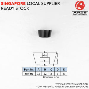 Anti Slip Rubber Feet Machine Feet Door Bumper Stopper Rubber - PACK OF 4