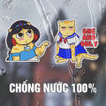 Combo 100 sticker mèo Mỹ Diệu bầy hầy decal siêu dễ thương hot trend hình dán chất liệu chống thấm nước. 