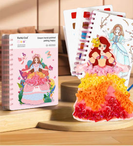 Đồ Chơi Sách Tô Màu Hoạt Hình + Tạo Mẫu Công Chúa Disney Thời Trang Vui Nhộn Giáo Dục Cho Bé DIY