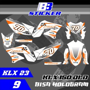 Striping KLX Lama Stiker KLX Lama KLX 150 SPAKBOR BELAKANG PENDEK  Klx 23