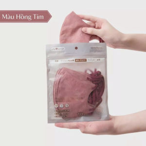 Combo 150 cái Khẩu Trang 6D PRO Uni 3 Lớp Chính Hãng Cao CấpThời Trang Quai Chun Thoải Mái