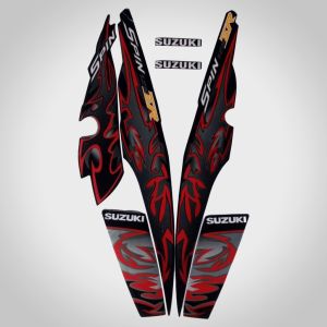 Sticker Standar Spin 125 SR 2010 - List Sticker Standar SPIN SR 2010 - Striping Standar Spin 125 SR 2010 Berkualitas dan Murah