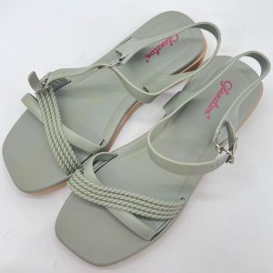 L1980-1PS IMPORT Sandal Wanita Dewasa Remaja / Sandal Heels Jelly Wanita Merek Glanzton Ukuran 37-41