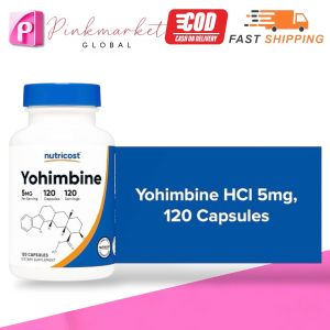 Nutricost Yohimbine HCl 5mg Extra Strength Fat Burner Capsules - 120 Count