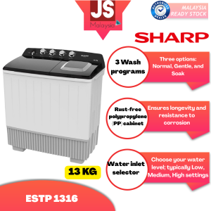 Sharp Semi-Auto 13KG Washing Machine ESTP1316
