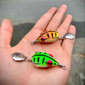 Mồi nhái hơi CHADO-H1-MINI bản lưỡi weebass trắng phụ kiện câu lure màu ngẫu nhiên. 