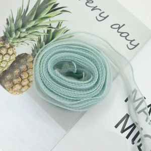 9M Gift Ribbon Fish -Tail Fold Gauze And Ribbon Birthday Cake Decorative Edge Baking Packaging Gift Gauze Ribbon