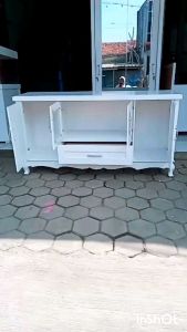 Buffet / Meja Tv Diswar Klasik Modern Kayu Keras Awet Anti Air Meja Ruang Tamu / Bufet TV / Diswar