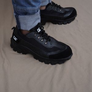Promo Model Baru Sepatu Safety Boots Pendek Caterpillar Bulldozer Ujung Besi Boot Pendek Septi Keren Kuat Segal medan