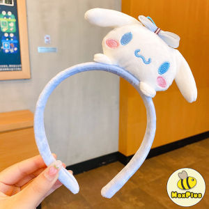 MaxPlus Kuromi Cartoon Plush Doll Headband Cute Fluffy Sanrio Cartoon Toy