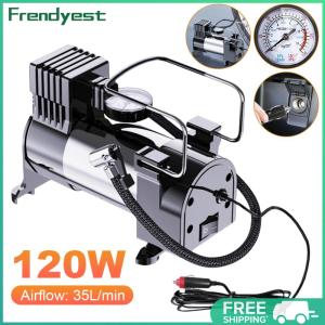 12V Car Tire Pump with Pressure Gauge Car Tyre Inflator Car Tire Inflatable Pump