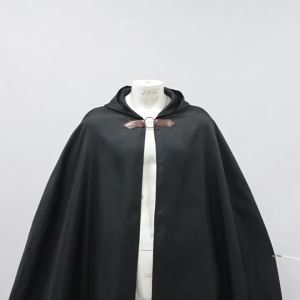 Manpinshang Halloween Mens Hooded Cape Medieval Vampire Shawl Pirate Robe Old Ranger Costume
