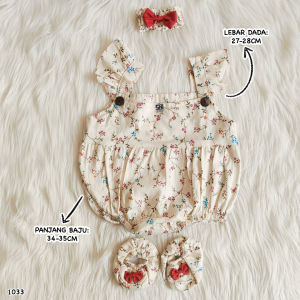 Jumper Bayi Perempuan Newborn Briella Set