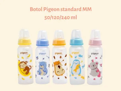 PIGEON BOTOL STANDARD BPA FREE PERISTALTIC DOT